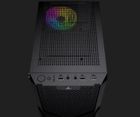 GAMEBOOSTER GB-PW908B 500W USB 3.0, ATX Mesh, Fixed 4xRGB Fan, Siyah Kasa